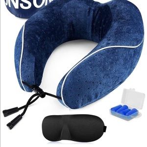 ONSON Travel Pillow 100% Pure Memory Foam